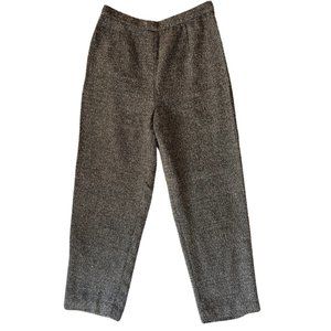 Talbots Petites Tweed Straight Leg Trouser Pants